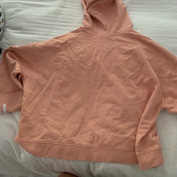 Essentials 3-Stripes Cropped Hoodie - Picture 2 of 2